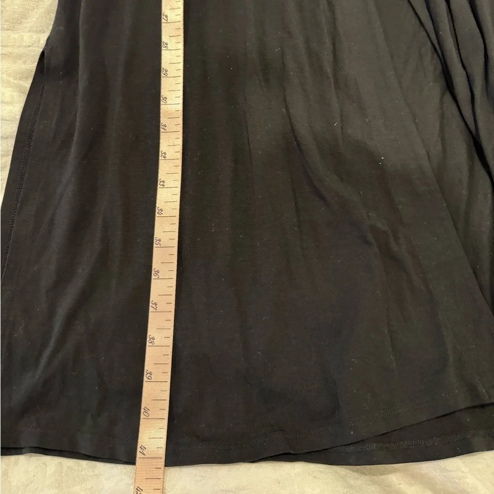 Eileen Fisher black Lightweight Tencel Cardigan Sweater Open Front